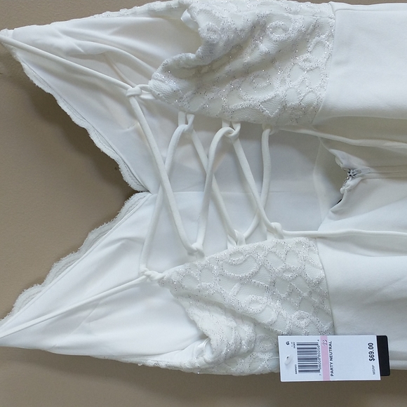 NWT City Studio Party Neutral Dress - Picture 5 of 8